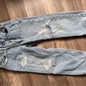 Old Navy Light Blue Relaxed Fit Distressed Men's Jeans